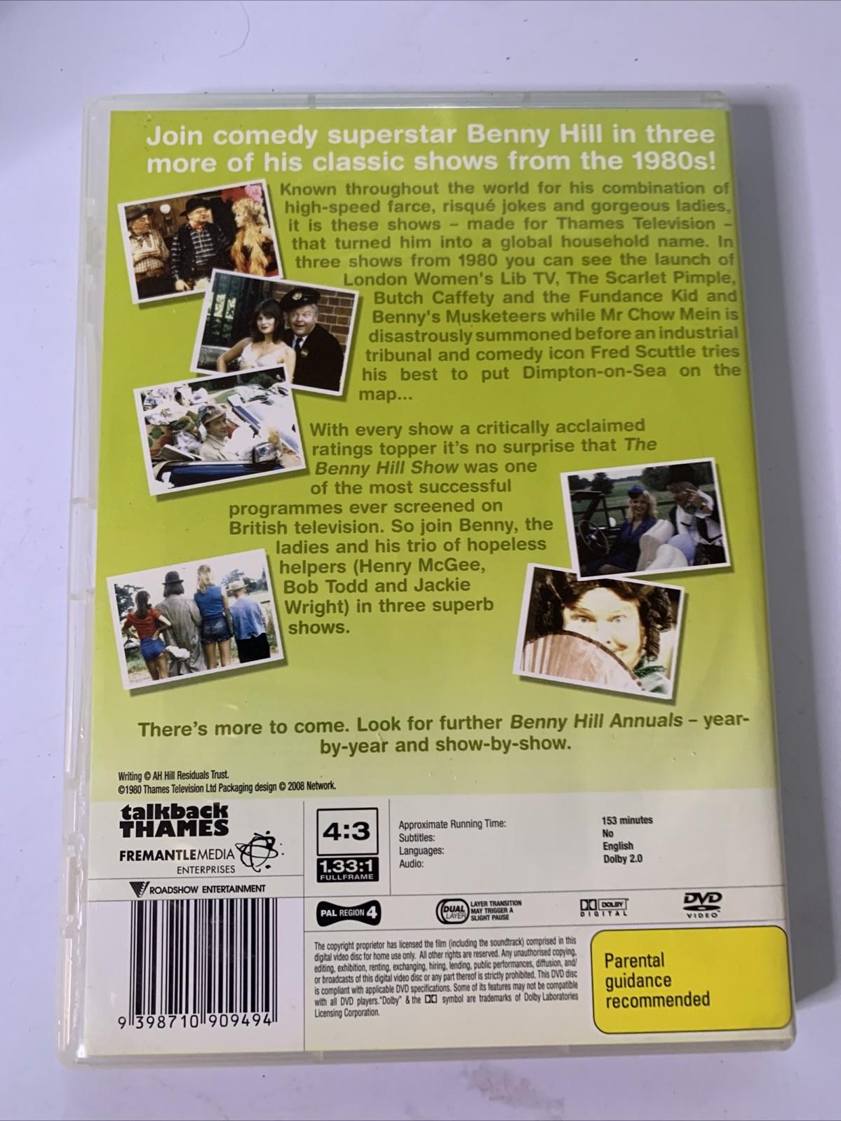 The Benny Hill Annual 1980 (DVD, 1980) Region 4