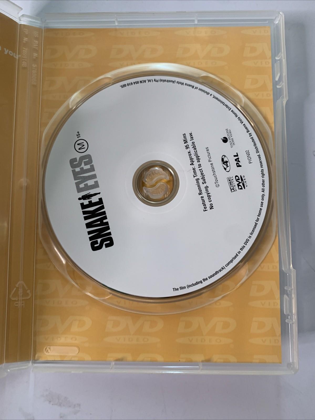 Snake Eyes (DVD, 1998) Nicholas Cage, Gary Sinise Region 4