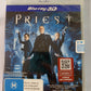 Priest 3D (3D Blu-ray, 2011) Paul Bettany, Cam Gigandet, Maggie Q  All Regions