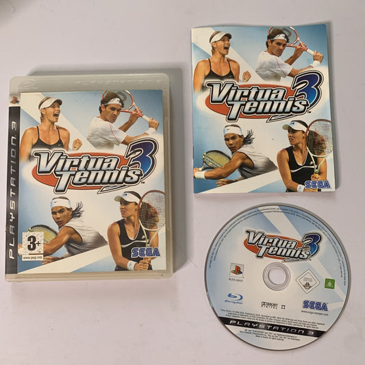 Virtua Tennis 3 Sony PlayStation 3 SEGA Game Complete