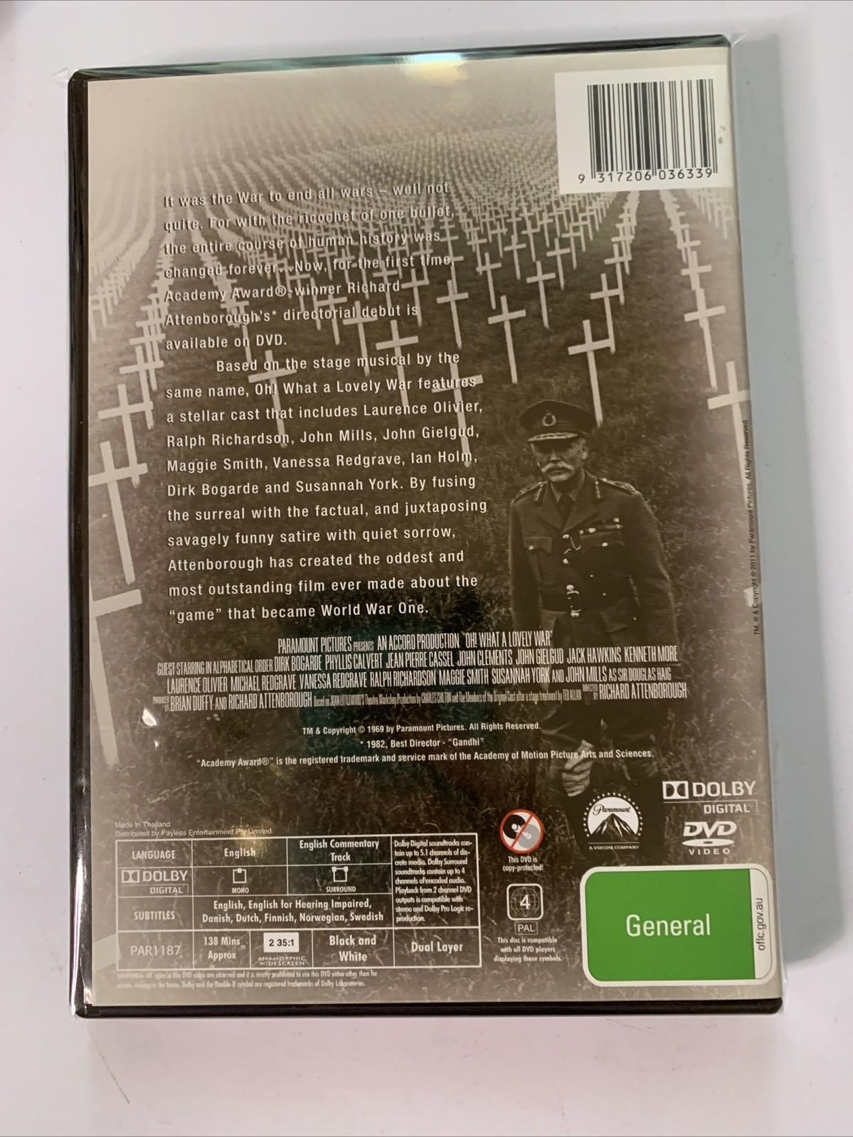 Oh What A Lovely War (Special Collector's Edition, DVD, 1969) Region 4 NEW