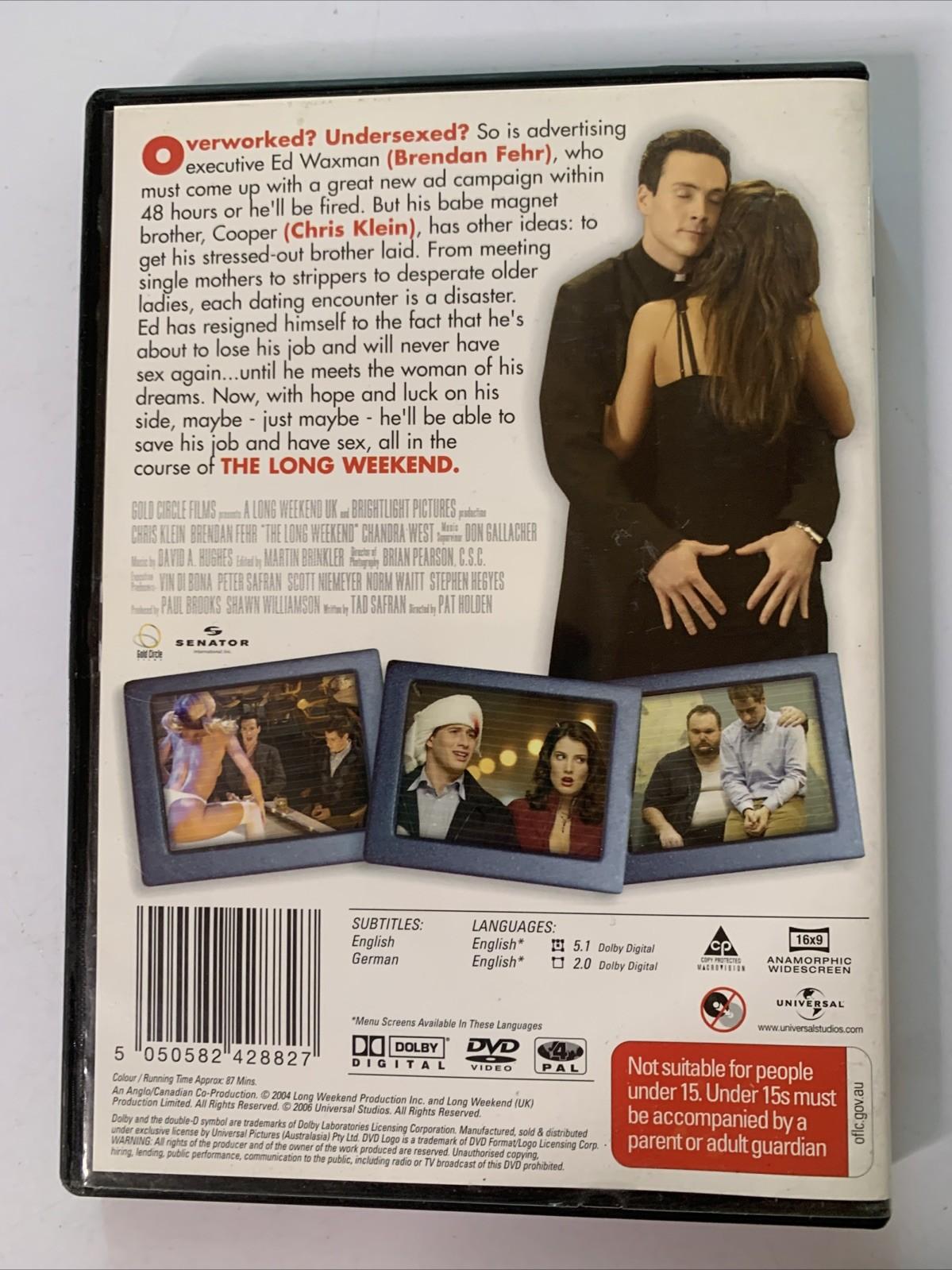 The Long Weekend (DVD, 2004) Chris Klein, Brendan Fehr  Region 4
