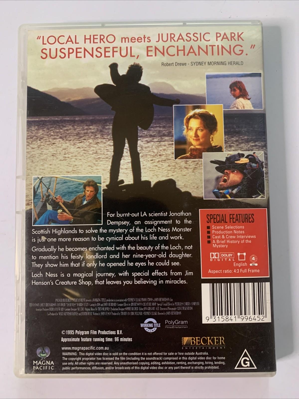 Loch Ness (DVD, 1995) Ted Danson, Ian Holm, Joely Richardson Region 4