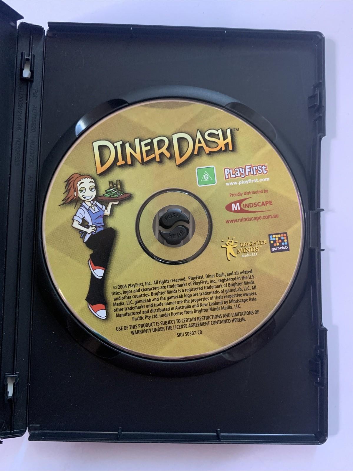 Diner Dash PC CD-ROM Windows Mac Game