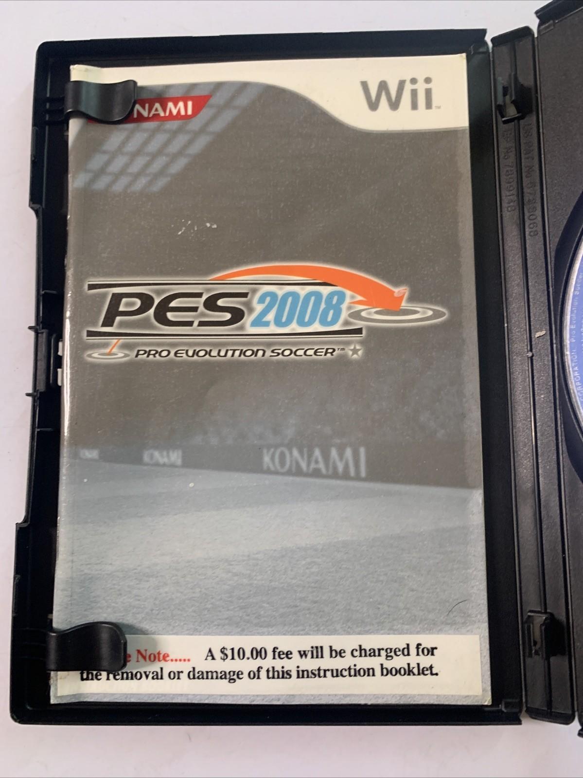 Pro Evolution Soccer 2008 PES Nintendo Wii PAL Game