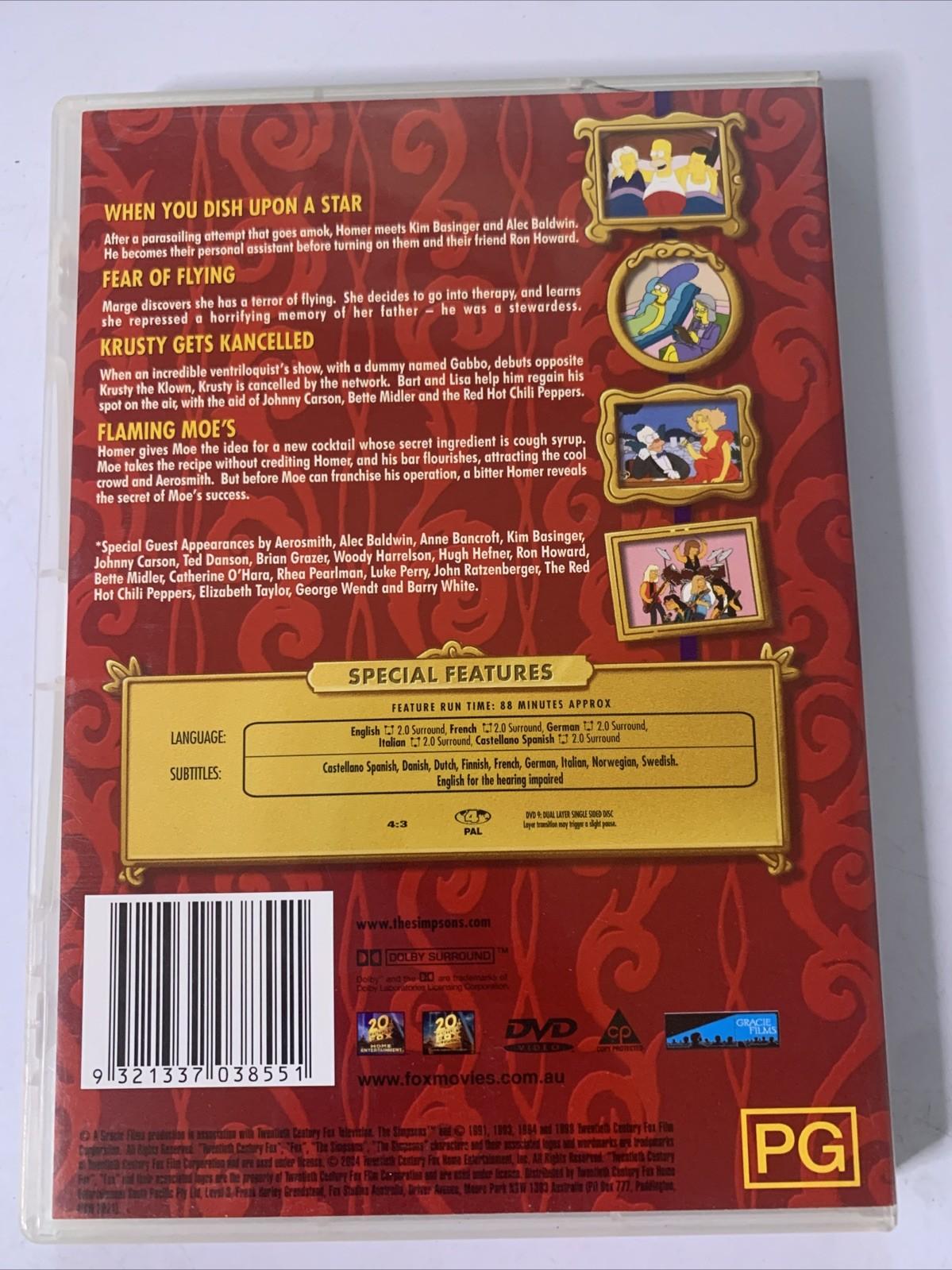 The Simpsons: Go To Hollywood (DVD, 2003) Comedy Animation Region 4