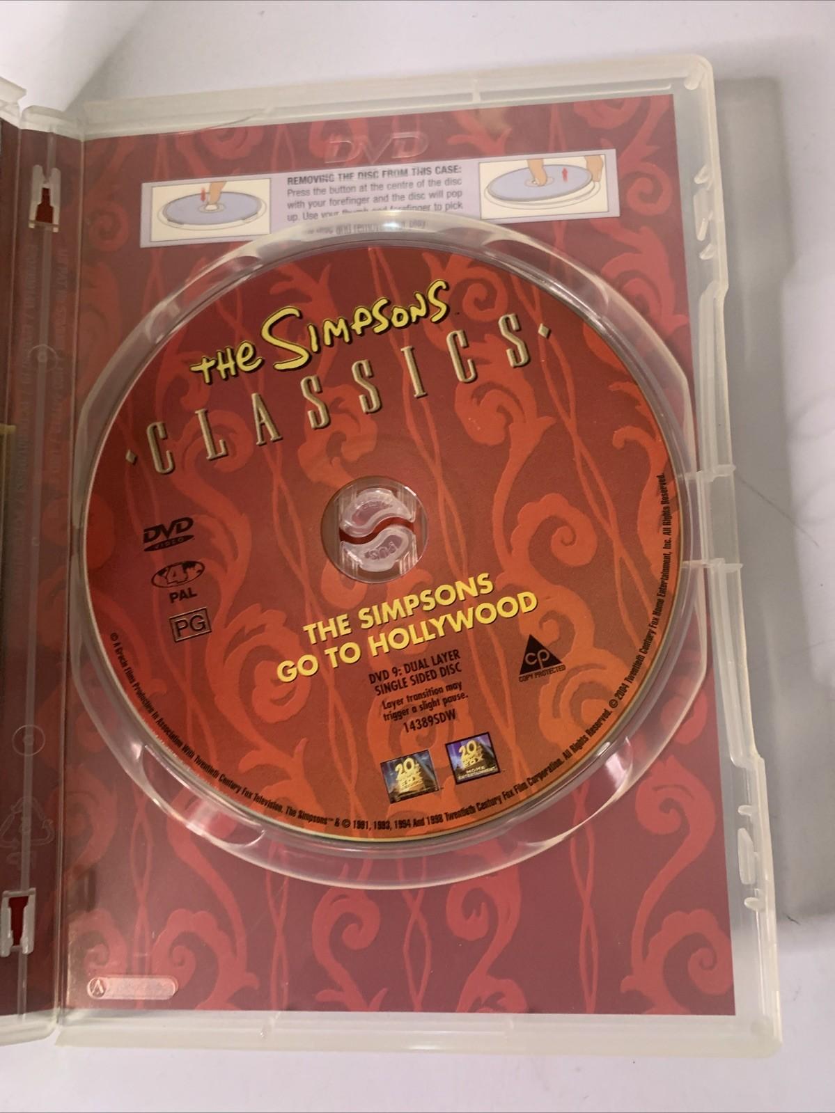 The Simpsons: Go To Hollywood (DVD, 2003) Comedy Animation Region 4