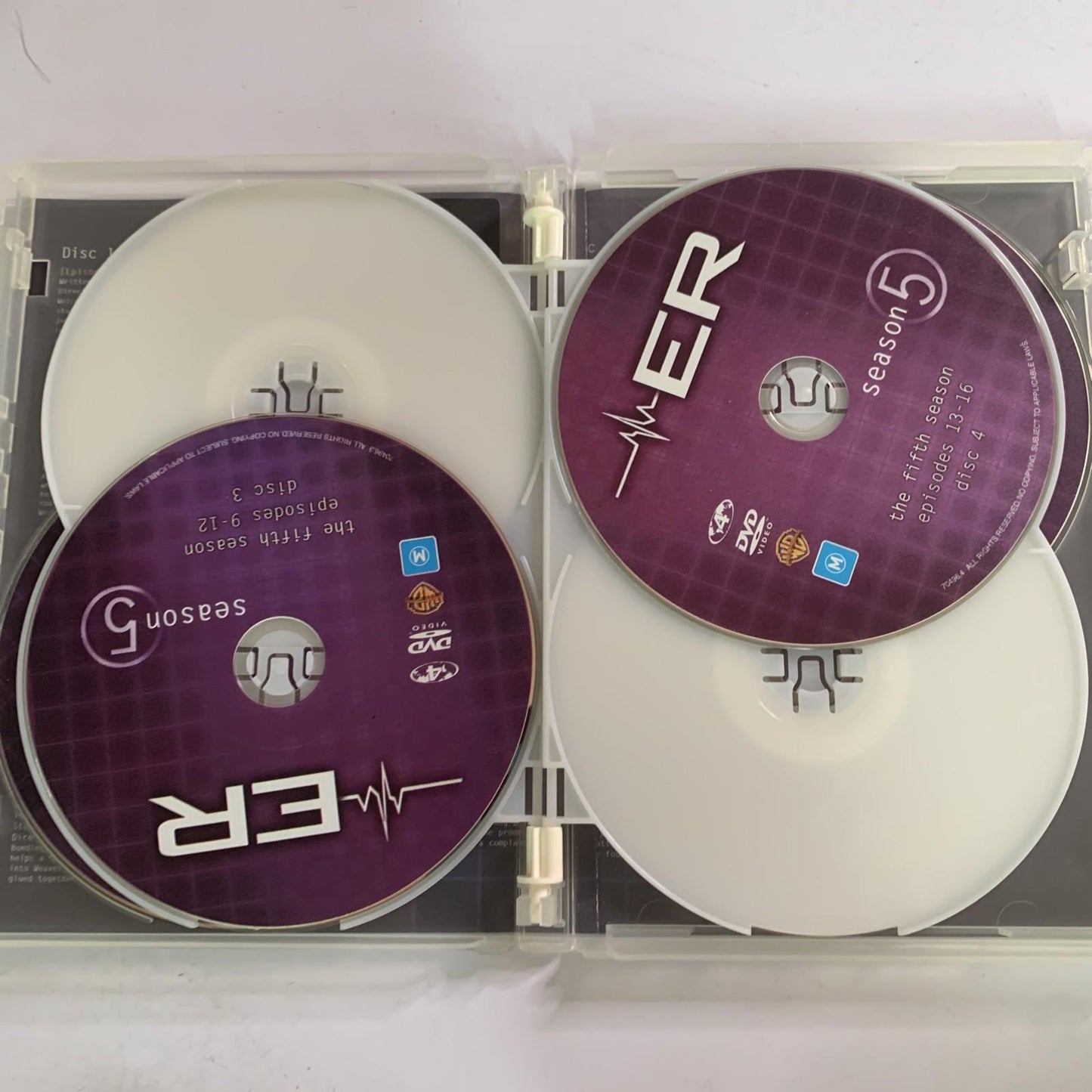 ER : Season 5 (DVD, 1998, 6-Discs) Region 4