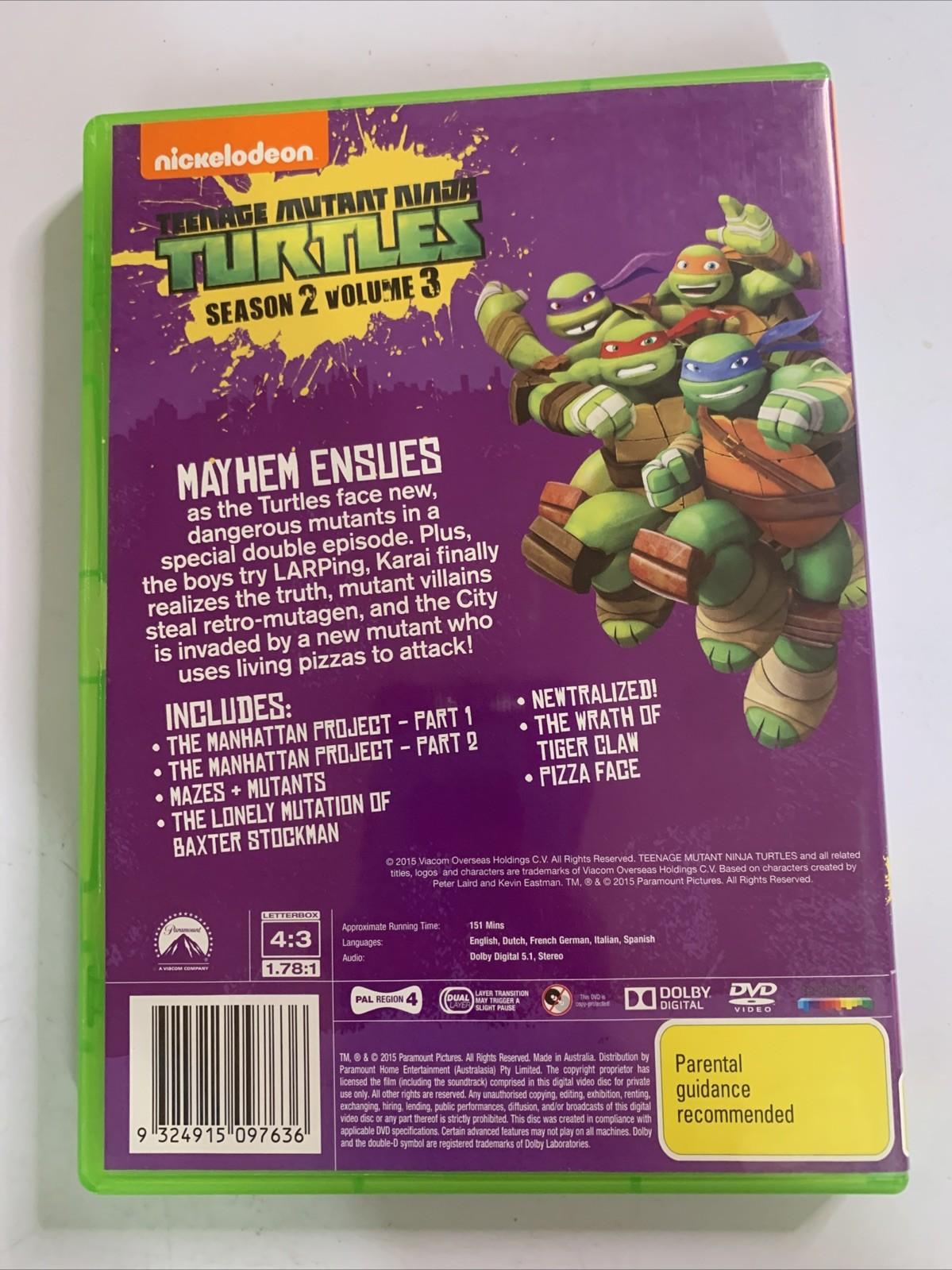 Teenage Mutant Ninja Turtles: Renegade Rampage! (DVD, 2014) Animation Region 4