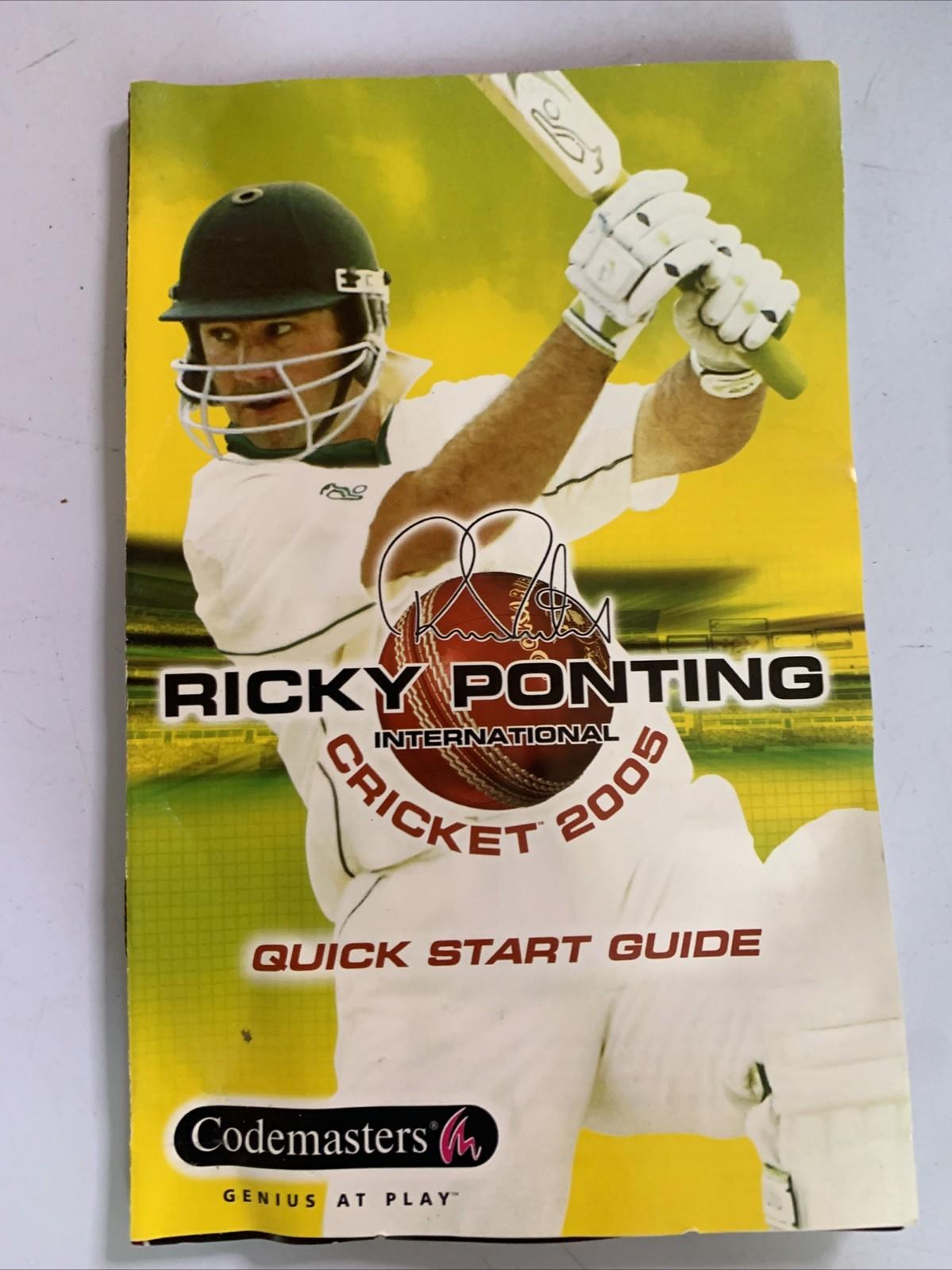 Ricky Ponting International Cricket 2005 PS2 PlayStation 2 PAL Game Complete