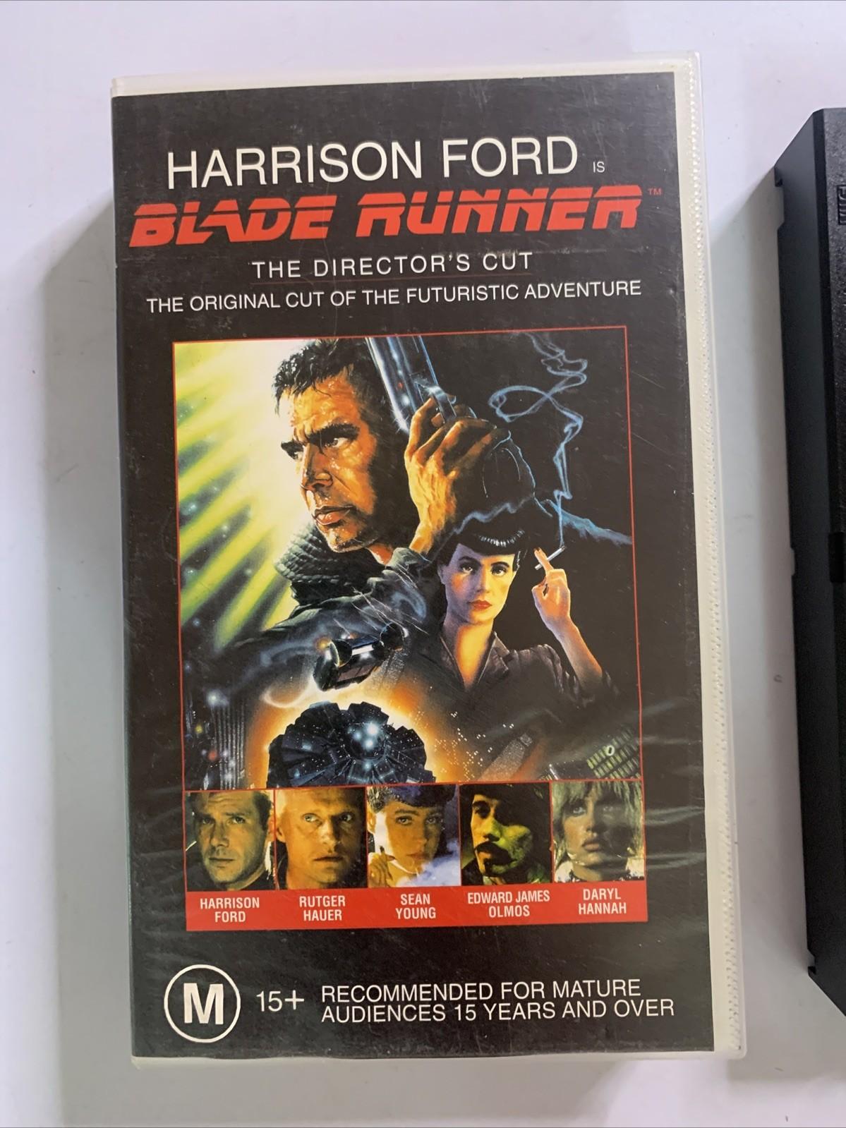 Blade Runner (VHS, 1982, Directors Cut) PAL Harrison Ford, Sean Young