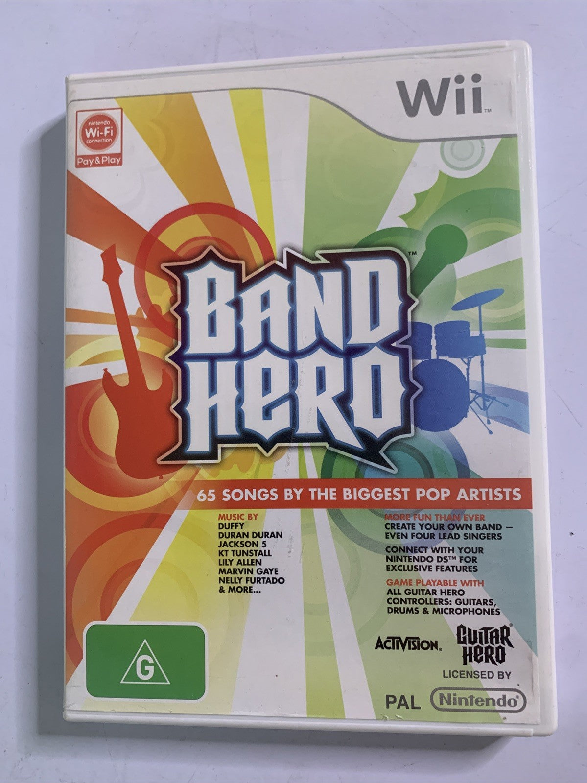 Band Hero Nintendo Wii PAL Game