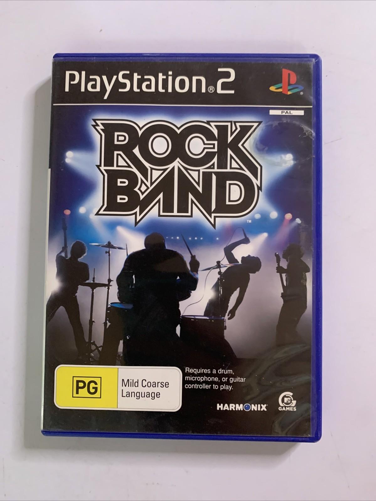 Rock Band + Song Pack 1 PS2 PlayStation 2 PAL Game Complete