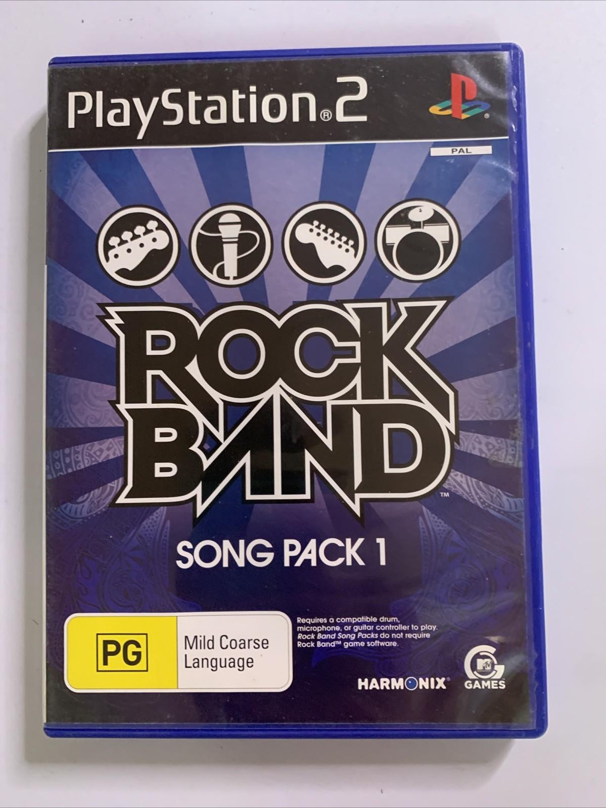 Rock Band + Song Pack 1 PS2 PlayStation 2 PAL Game Complete