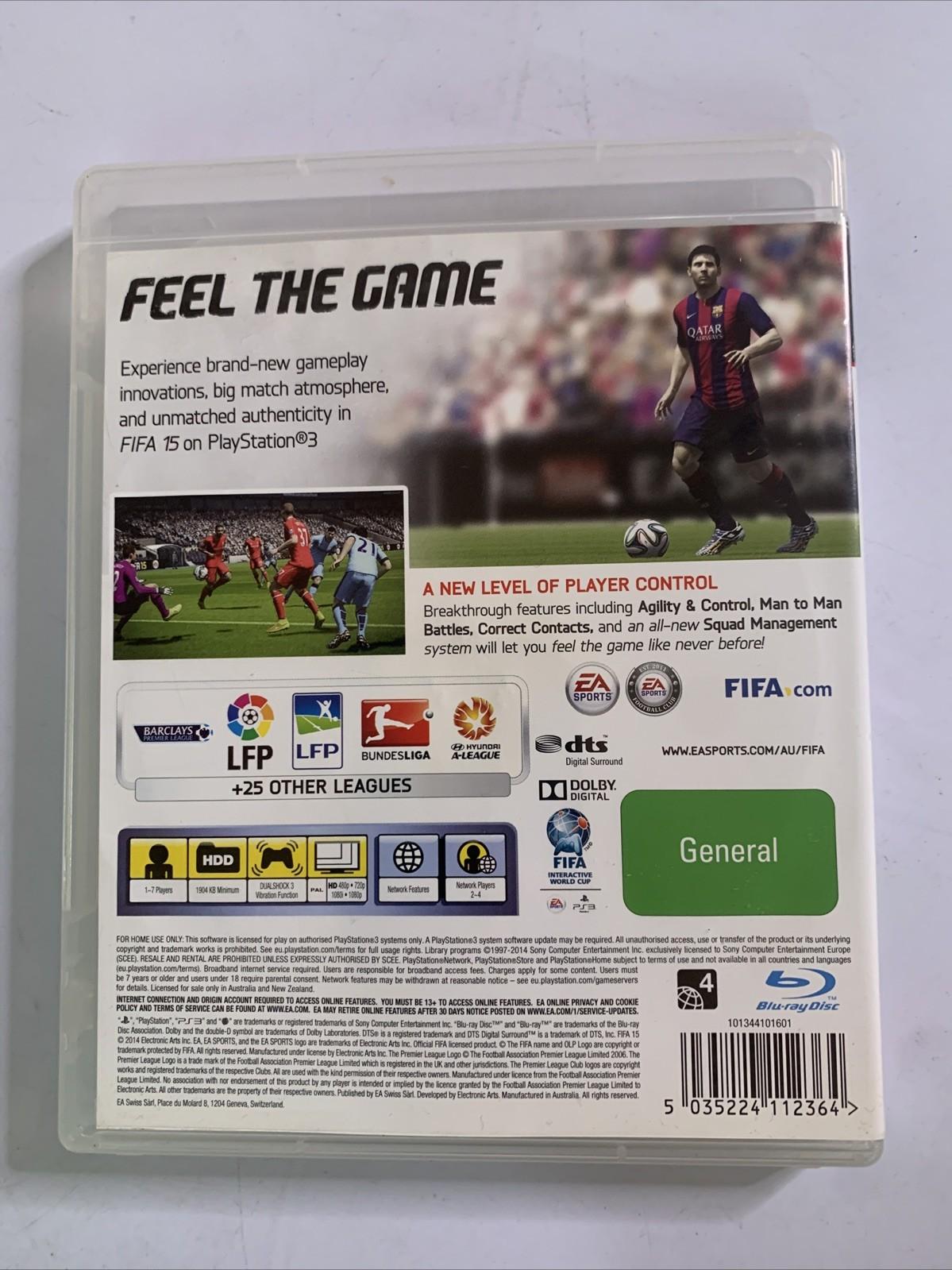FIFA 15 PS3 PlayStation 3 Soccer Game