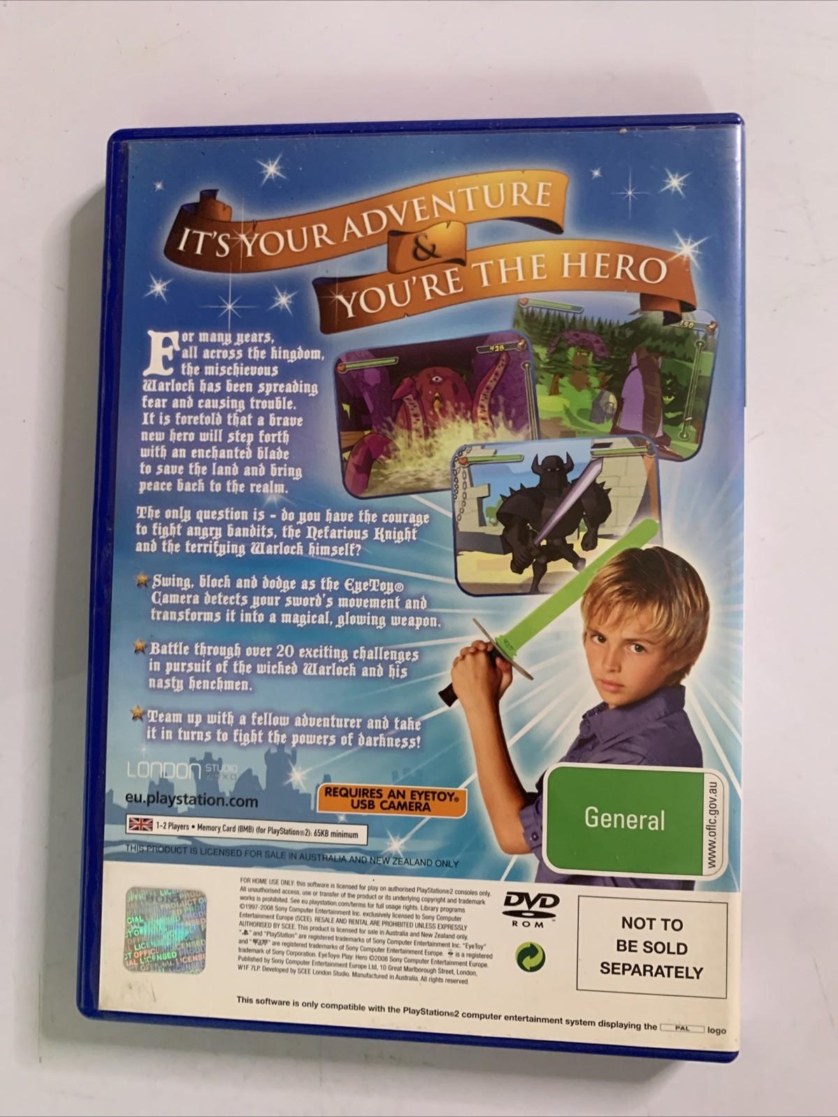 Eye Toy Play Hero PS2 Sony PlayStation 2 PAL Game