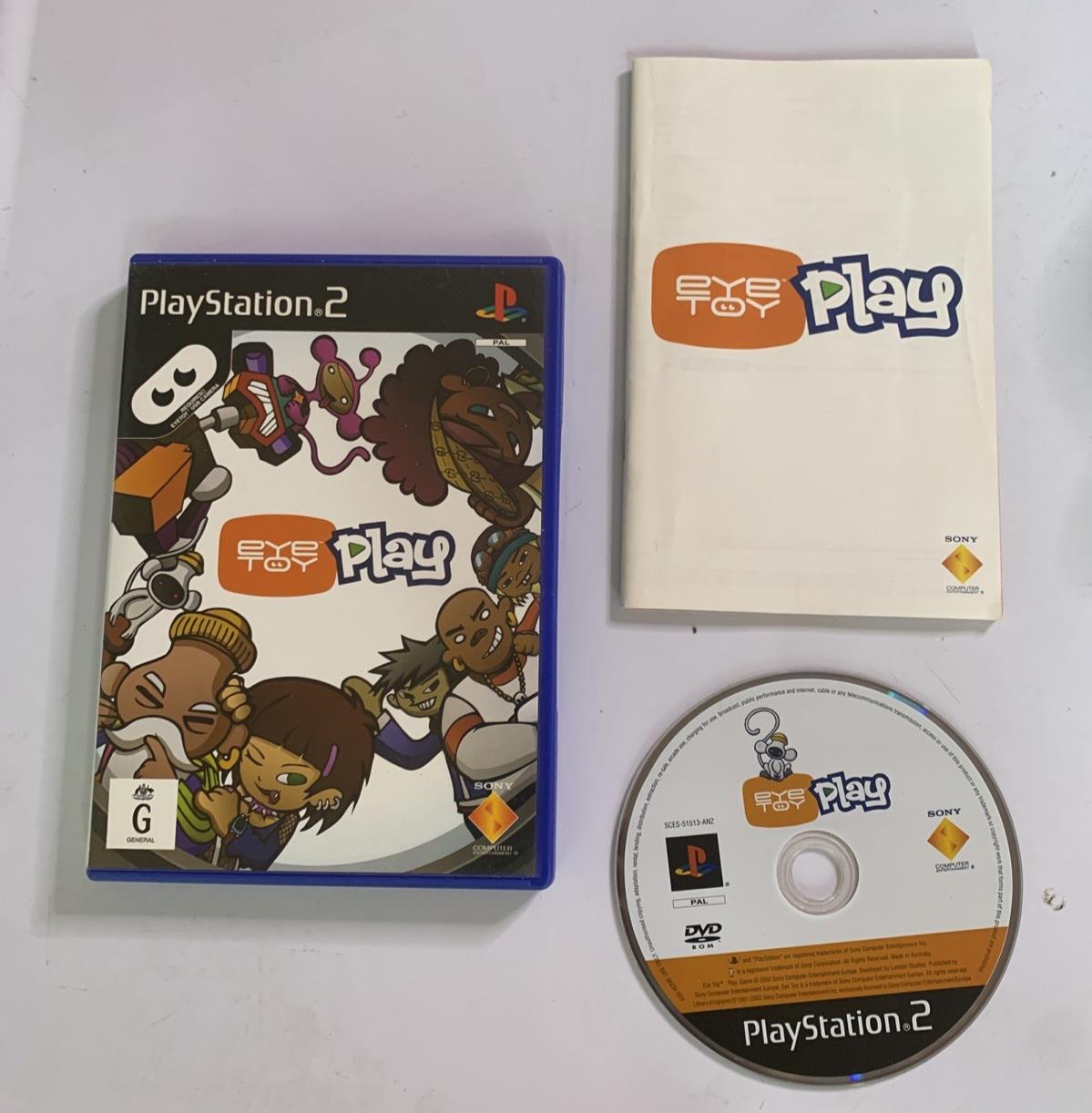 Eye Toy Play PS2 Sony Playstation PAL Game Complete