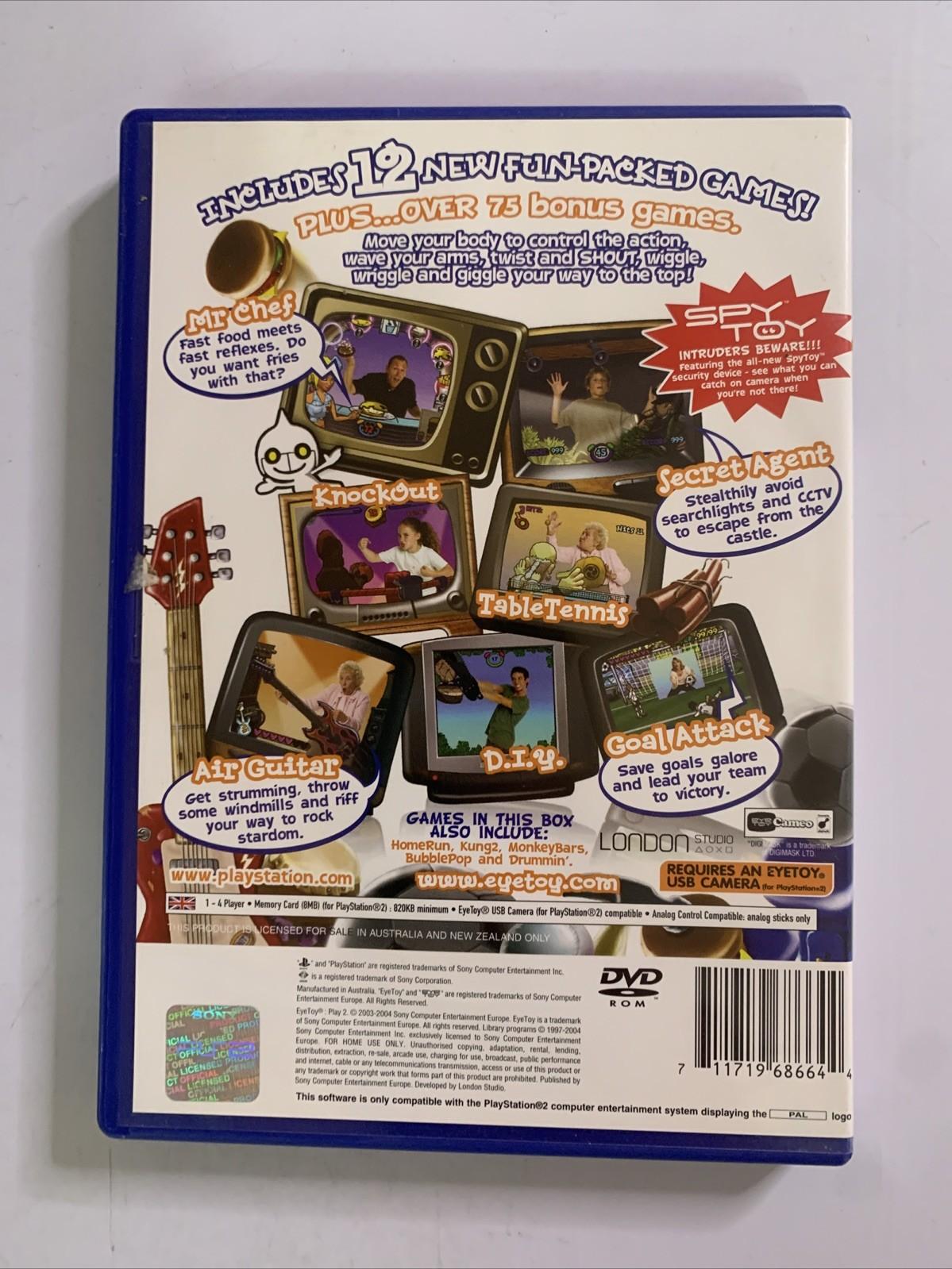 Eye Toy Play 2 PS2 Sony PlayStation 2 PAL Game Complete