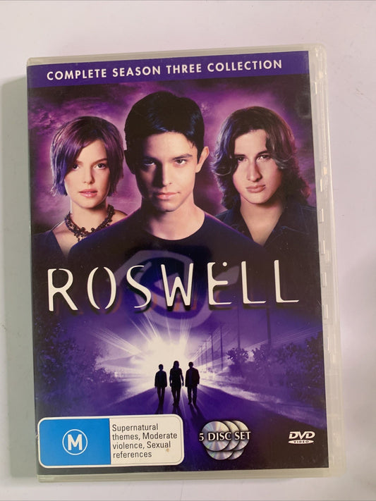 Roswell : Season 3 (DVD, 2001, 5-DIscs) Region 4