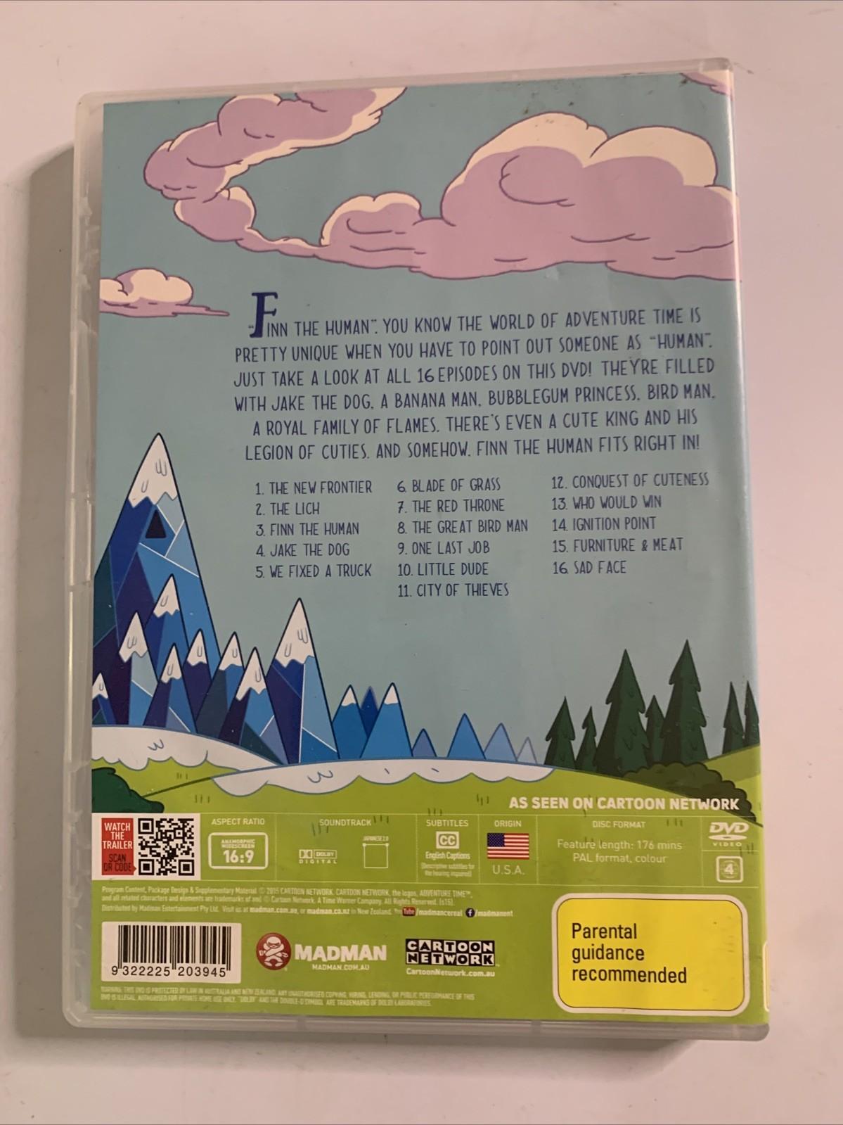 Adventure Time: Finn The Human (DVD, 2012) Animation Region 4