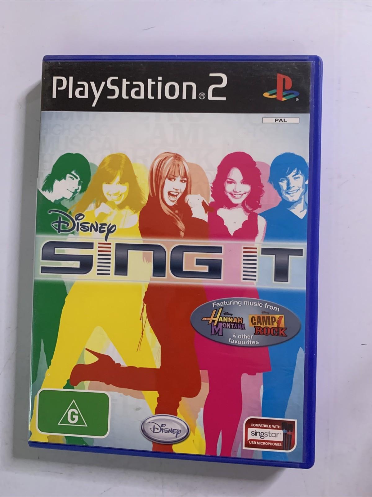 Disney Sing It + High School Musical PS2 PlayStation 2 PAL Game + Microphone