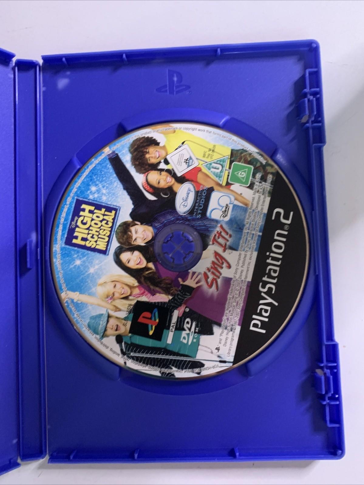 Disney Sing It + High School Musical PS2 PlayStation 2 PAL Game + Microphone