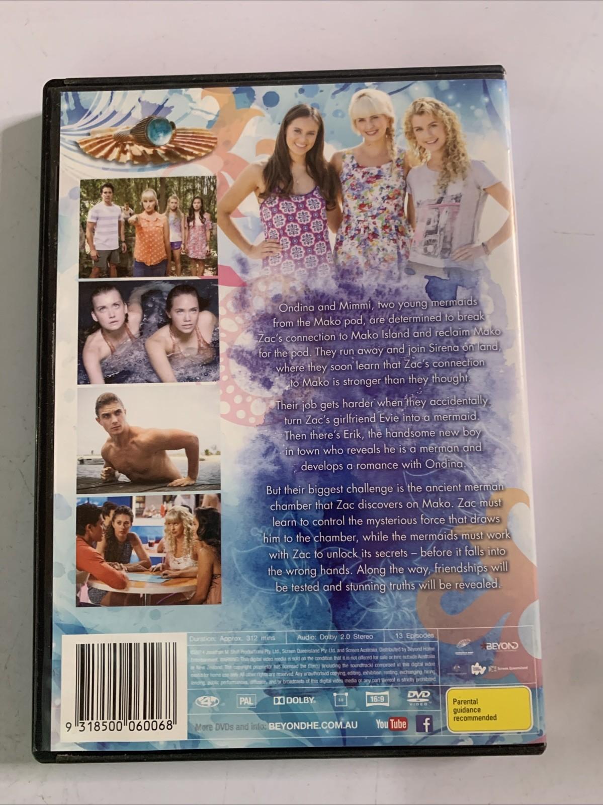 Mako Mermaids : Season 2 : Vol 1 (DVD, 2014, 2-DIscs)  Region 4