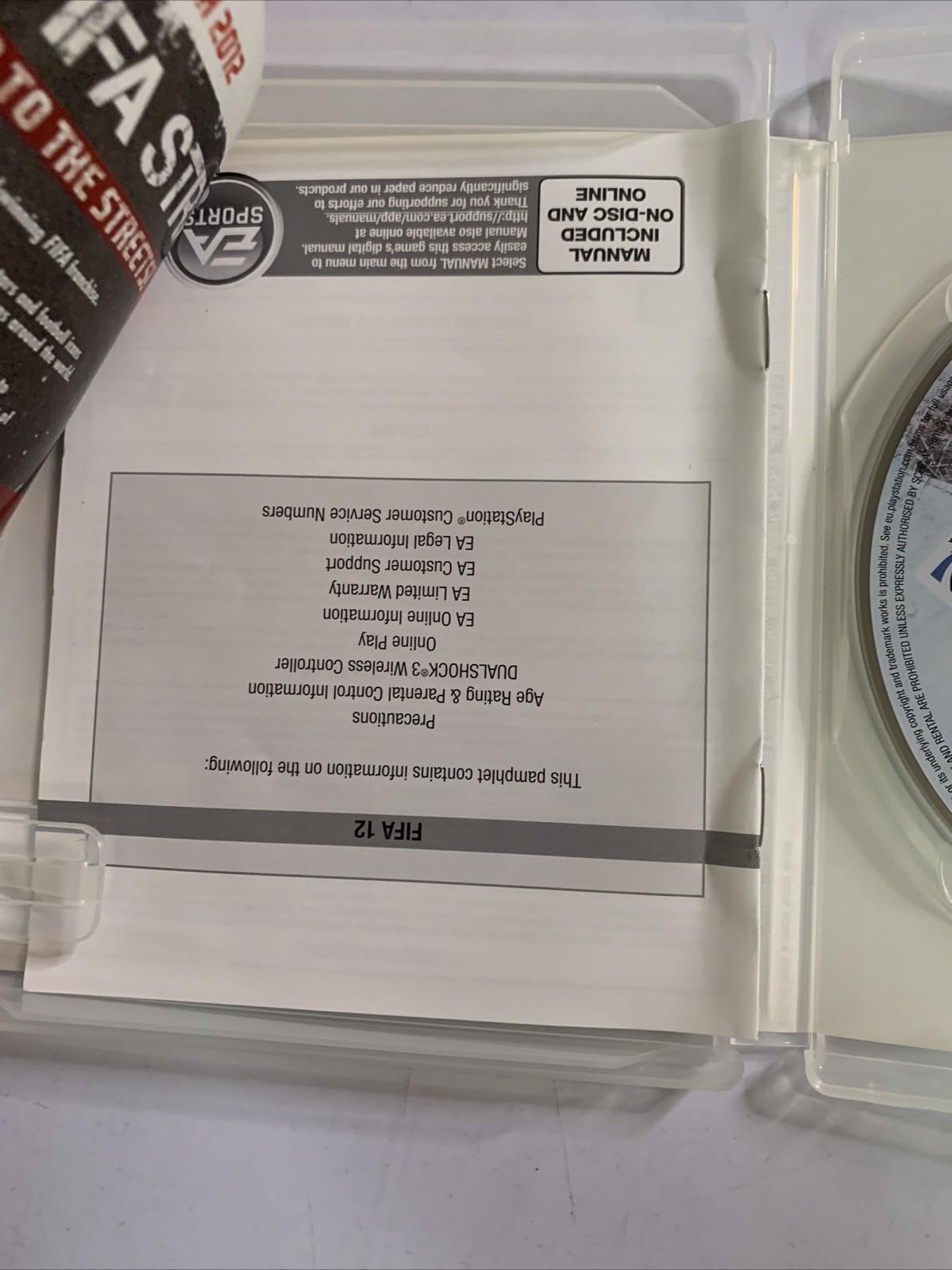 FIFA 12 PS3 Sony PlayStation 3 2011 Game Complete