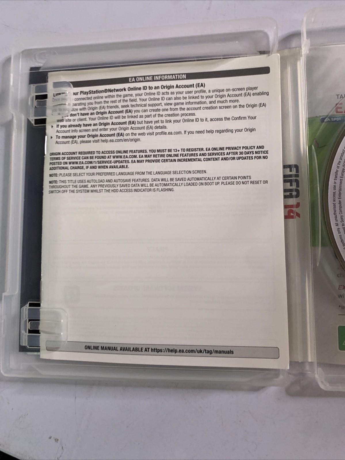 FIFA 14 Sony Playstation 3 PS3 Game Complete