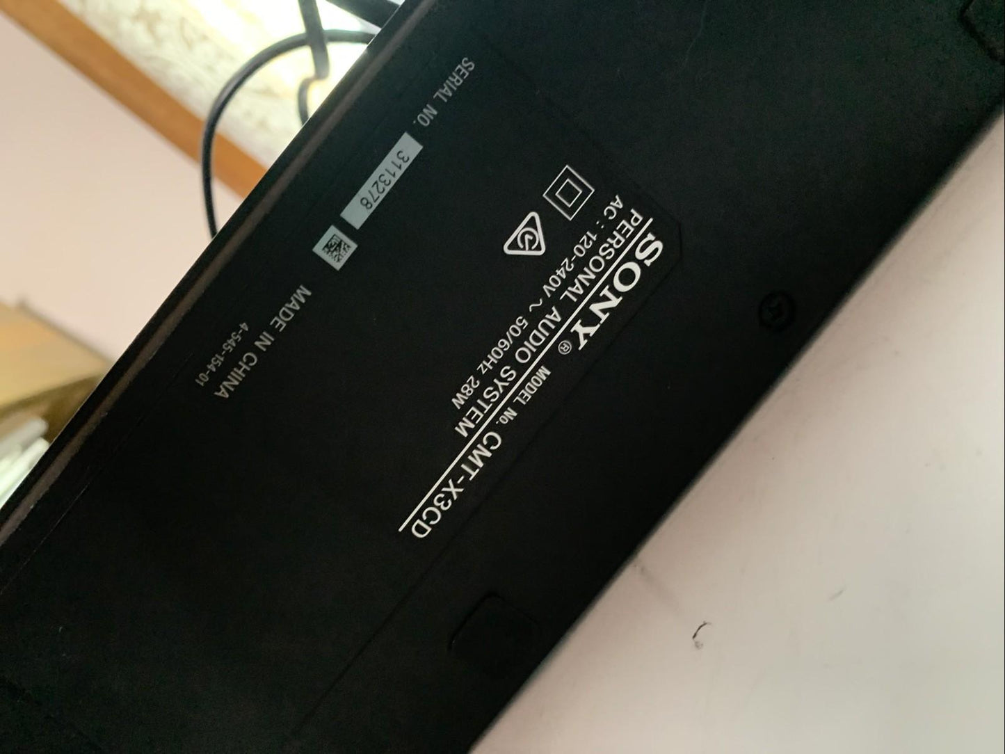 Sony CMT-X3CD HI-Fi Bluetooth Audio System CD Player Radio