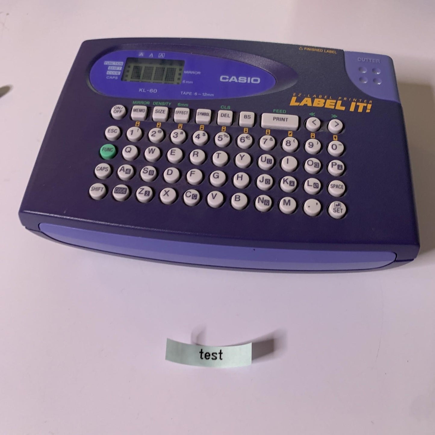 Casio Portable Label Maker KL-60