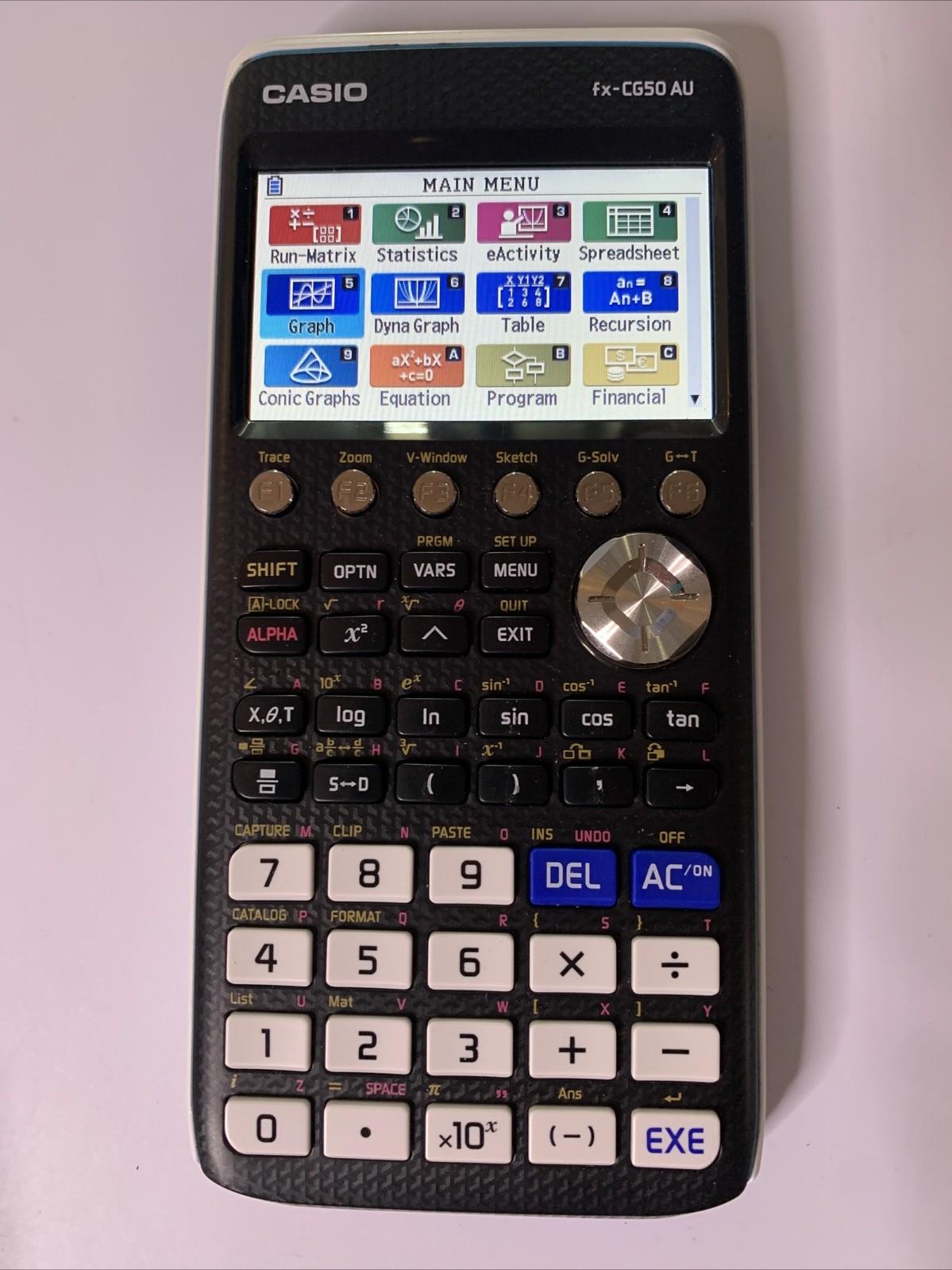 Casio FX-CG50AU Graphic Calculator With Cover