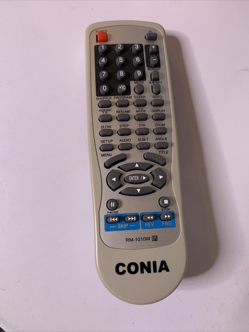 Genuine Conia RM-1010W Remote Control For DVD Player – Retro Unit