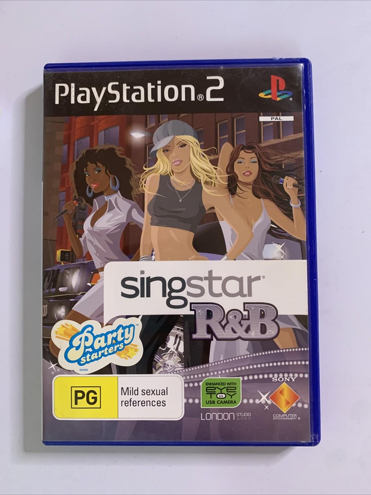 Singstar R&B PS2 Playstation 2 PAL Karaoke Music 2007 Game Complete