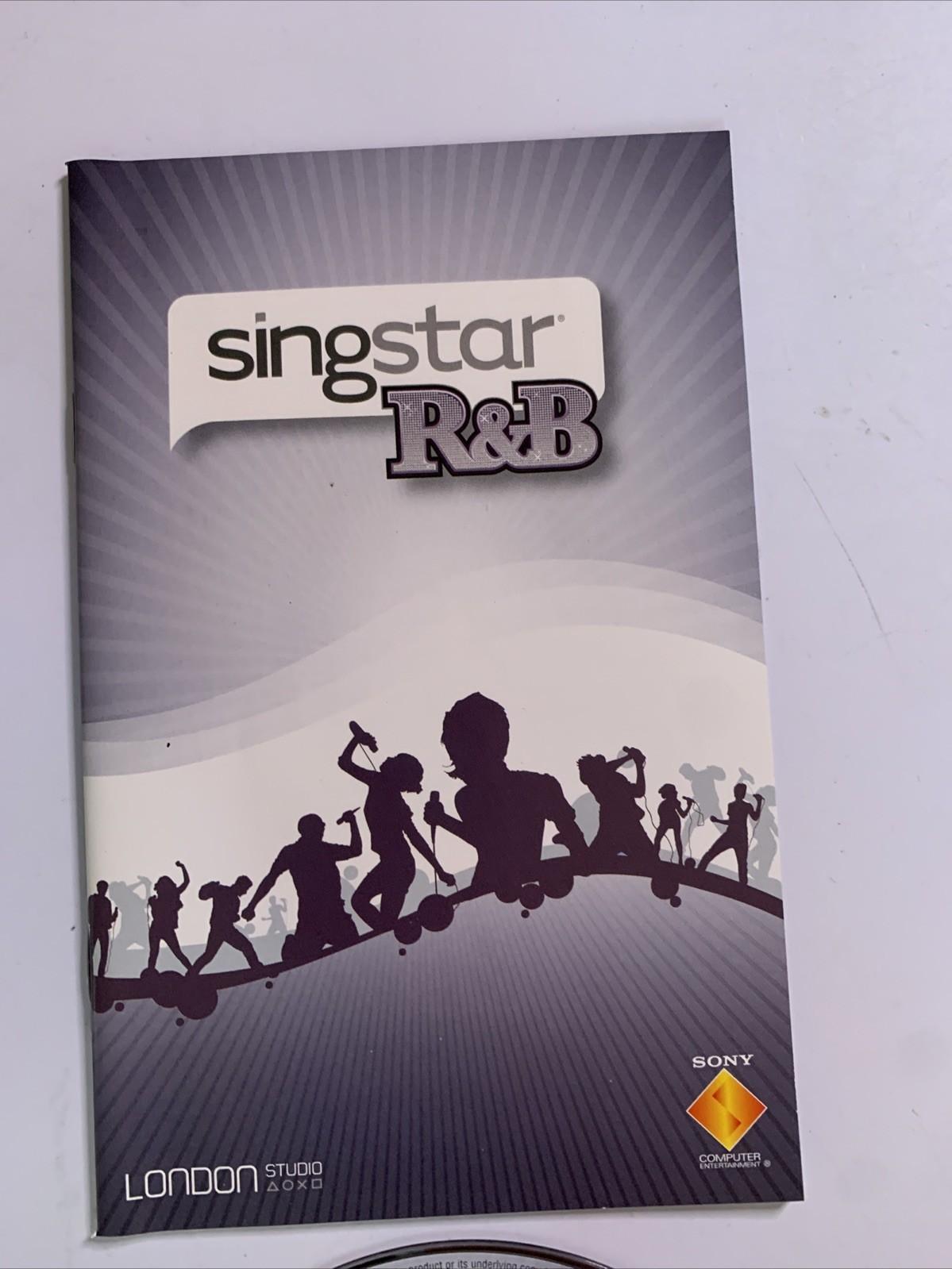 Singstar R&B PS2 Playstation 2 PAL Karaoke Music 2007 Game Complete