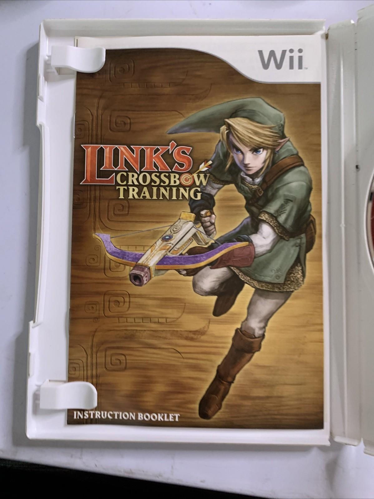 Link's Crossbow Training Nintendo Wii Complete + Wii Zapper
