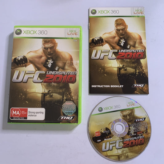 UFC Undisputed 2010 Microsoft XBOX 360 PAL Game Complete
