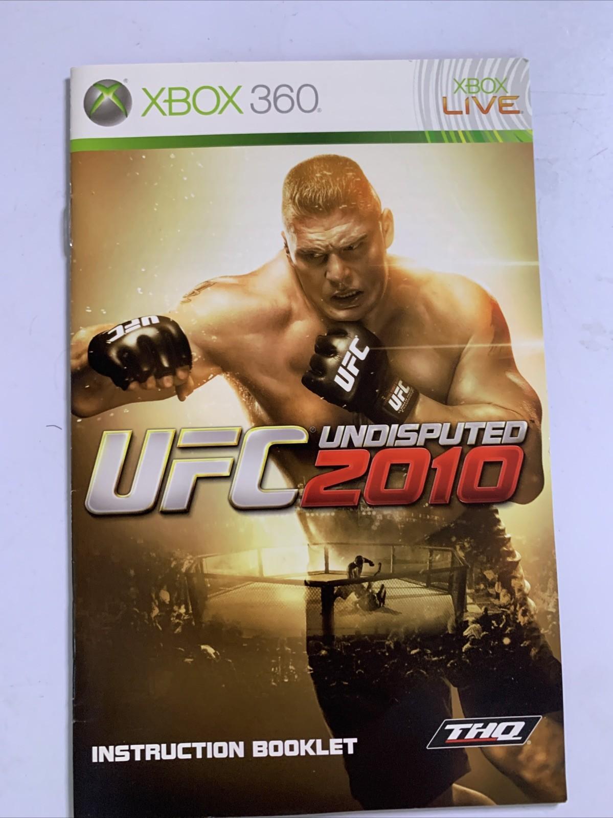 UFC Undisputed 2010 Microsoft XBOX 360 PAL Game Complete