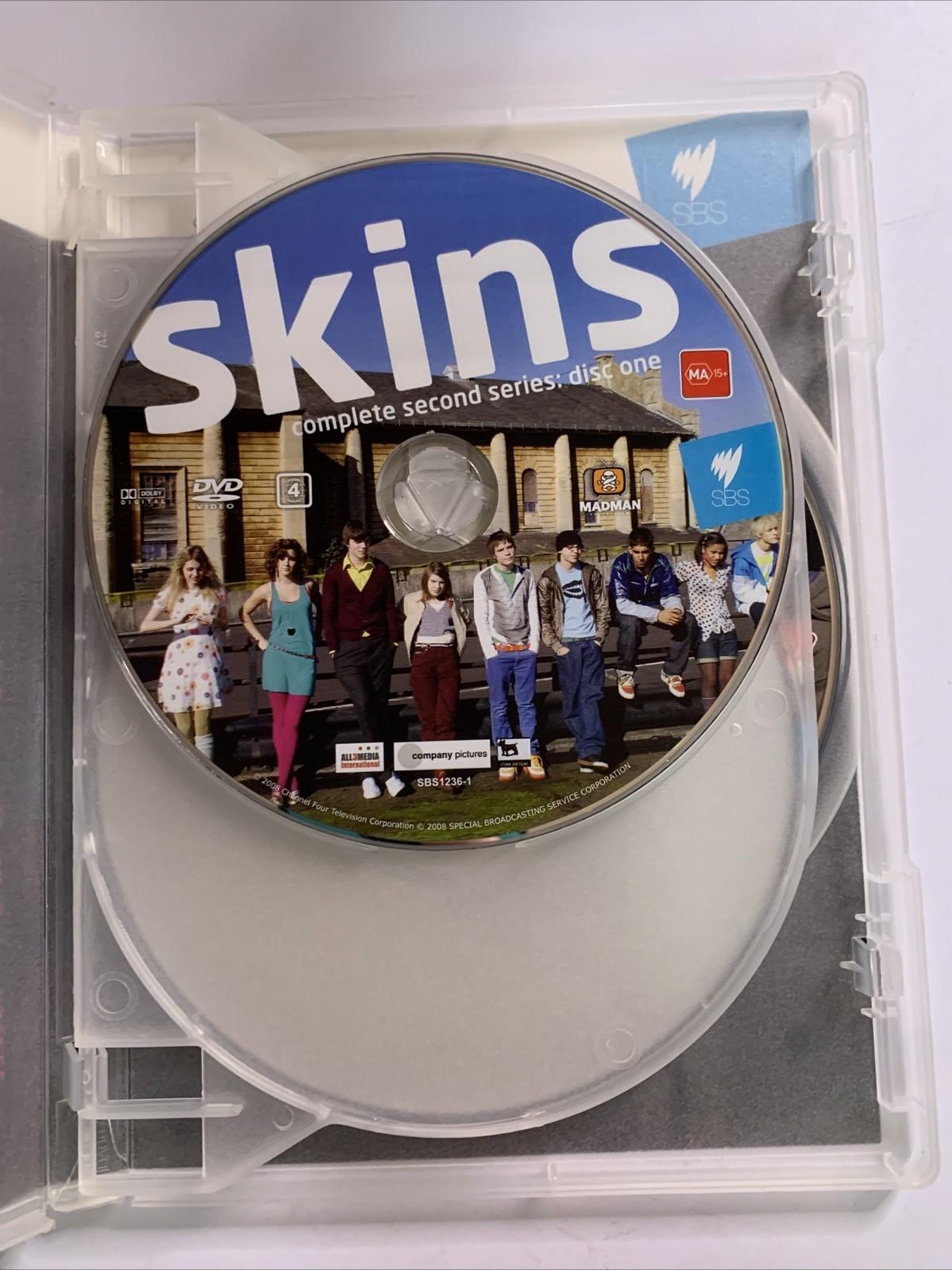 Skins : Series 2 (DVD, 2008, 3-Discs) Region 4