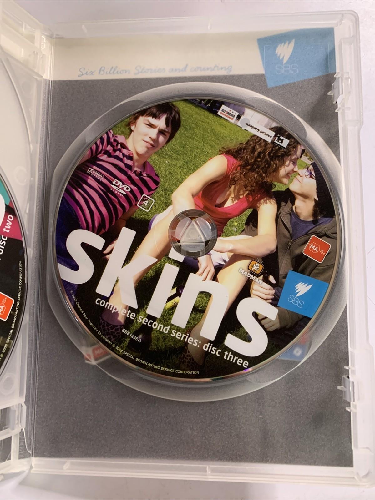 Skins : Series 2 (DVD, 2008, 3-Discs) Region 4