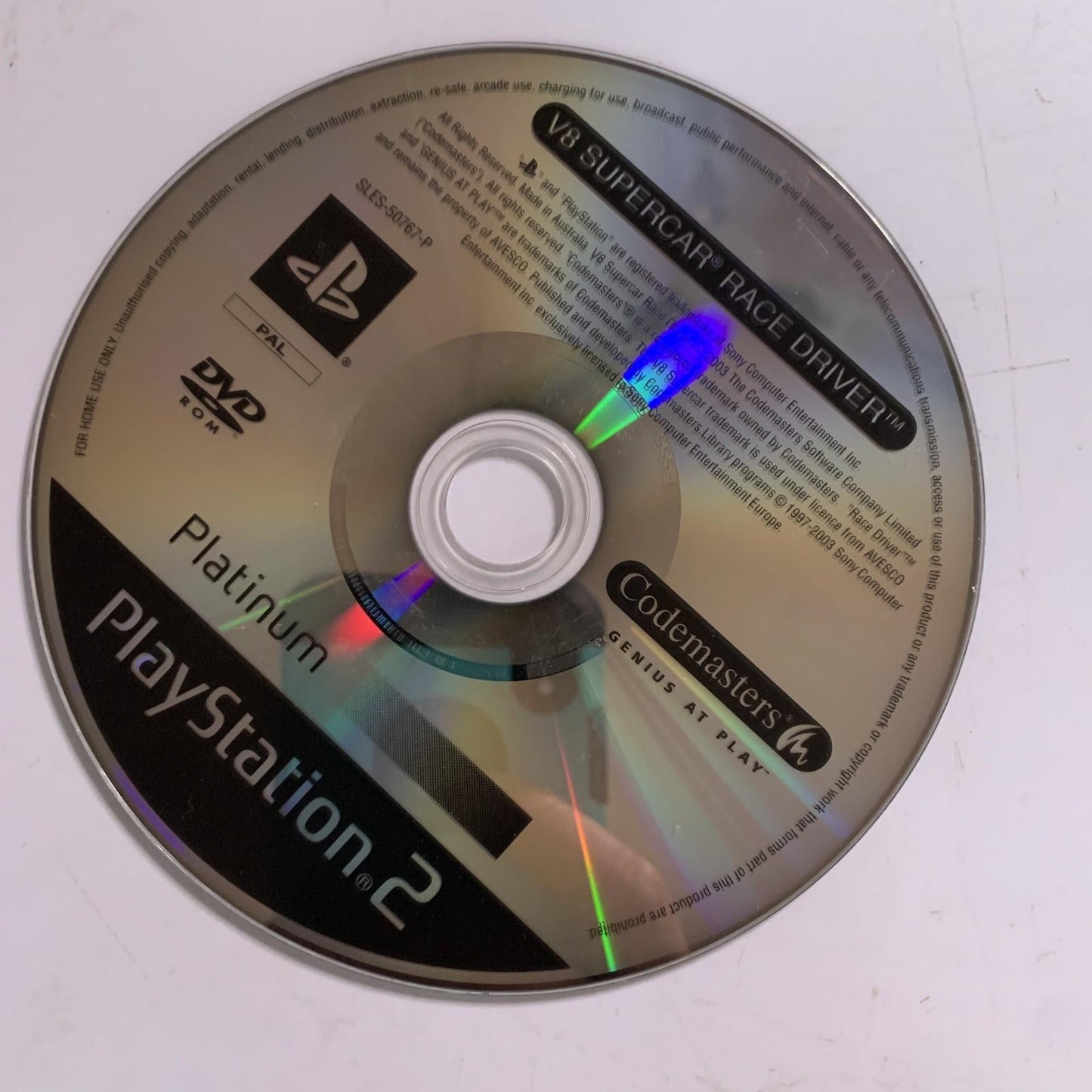 V8 Supercars Australia Race Driver PS2 Sony PlayStation 2 PAL Game Complete