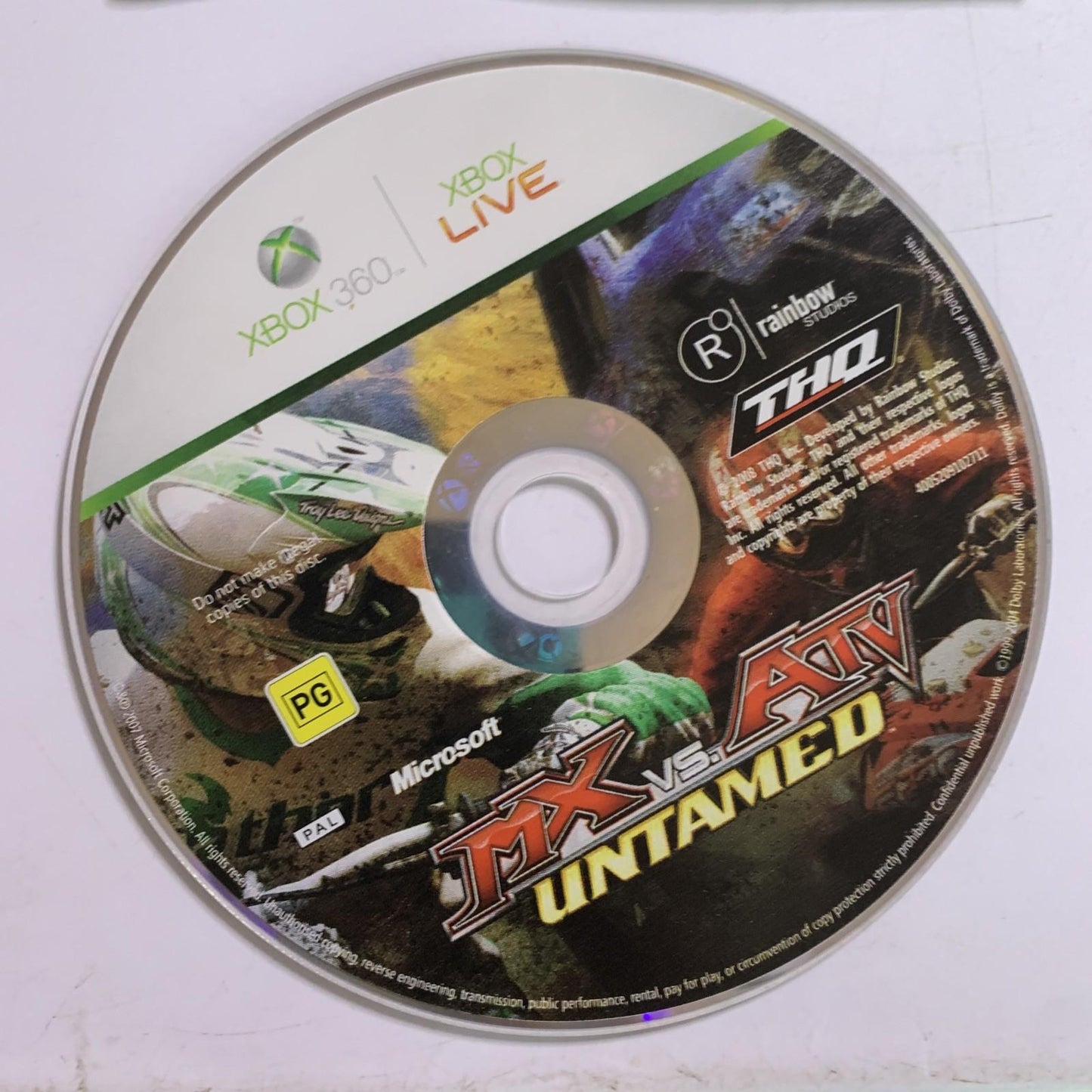 MX vs ATV Untamed Microsoft XBOX 360 PAL Game Complete