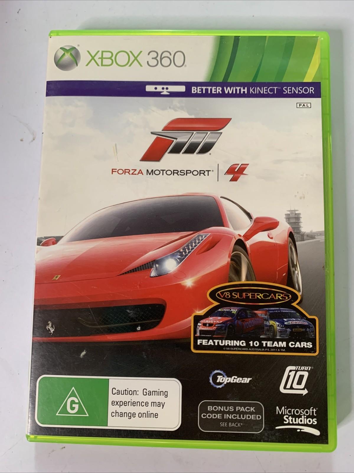 Forza Motorsport 4 Microsoft XBOX 360 PAL Game Complete Retro Unit