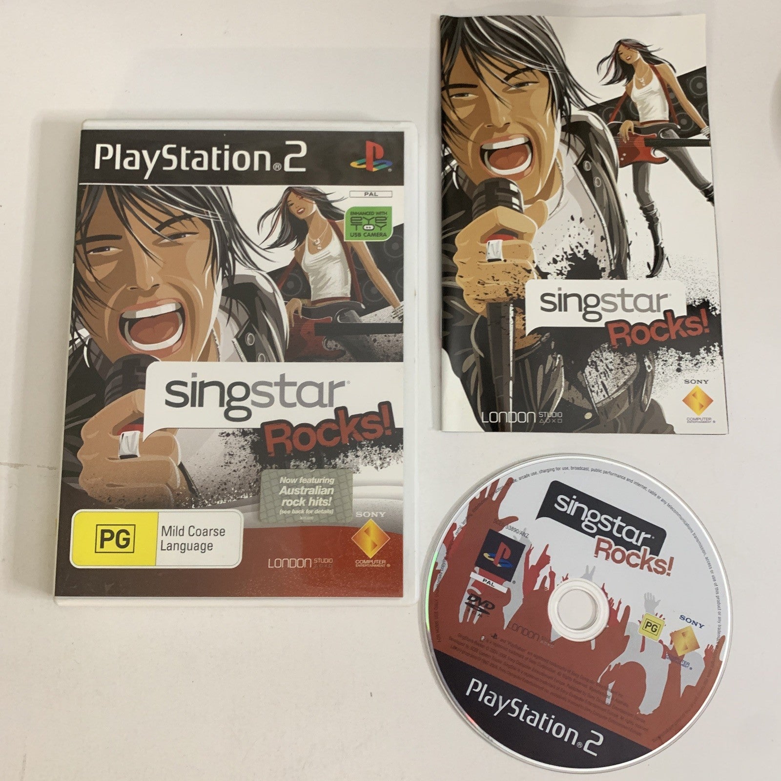SingStar Rocks PS2 Sony PlayStation 2 PAL Karaoke Game – Retro Unit