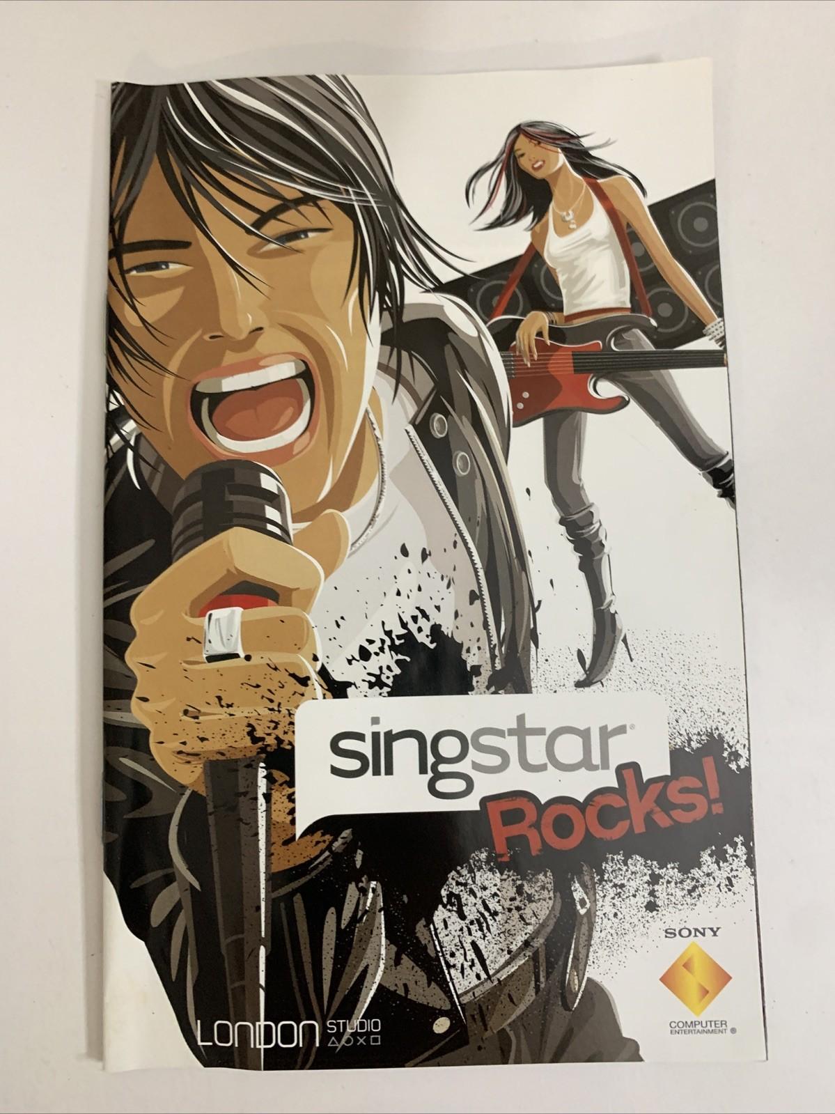 SingStar Rocks PS2 Sony PlayStation 2 PAL Karaoke Game – Retro Unit