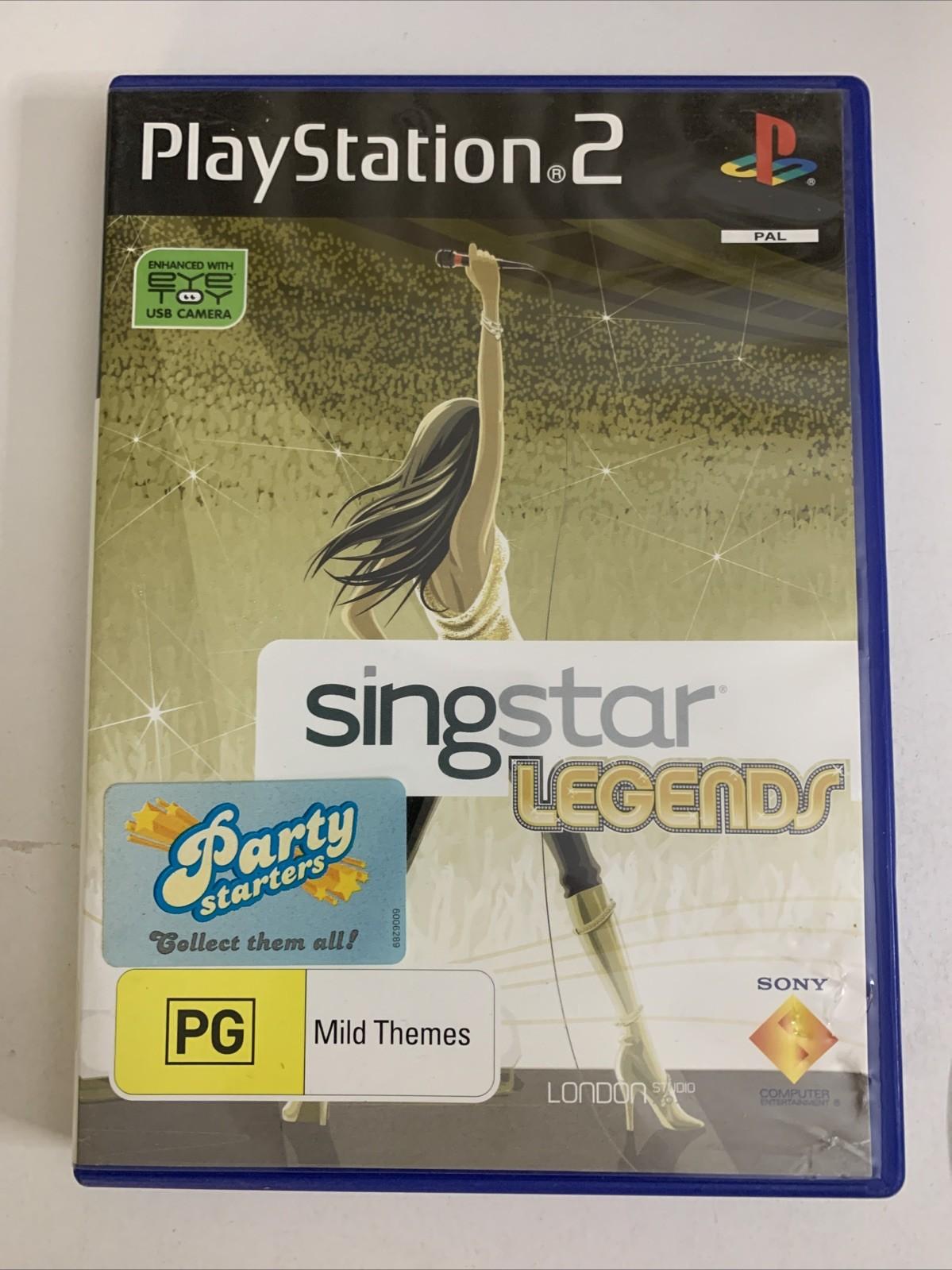 SingStar Legends PS2 Sony PlayStation 2 PAL Music Karaoke Game