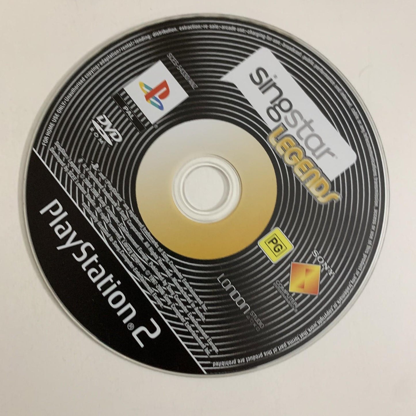 SingStar Legends PS2 Sony PlayStation 2 PAL Music Karaoke Game