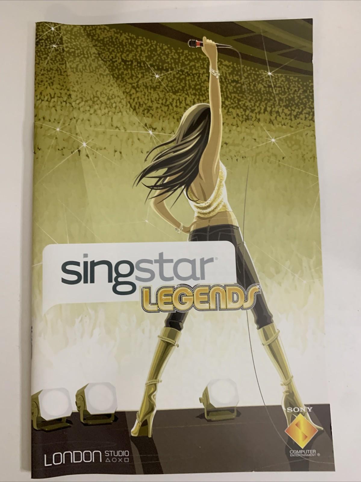 SingStar Legends PS2 Sony PlayStation 2 PAL Music Karaoke Game