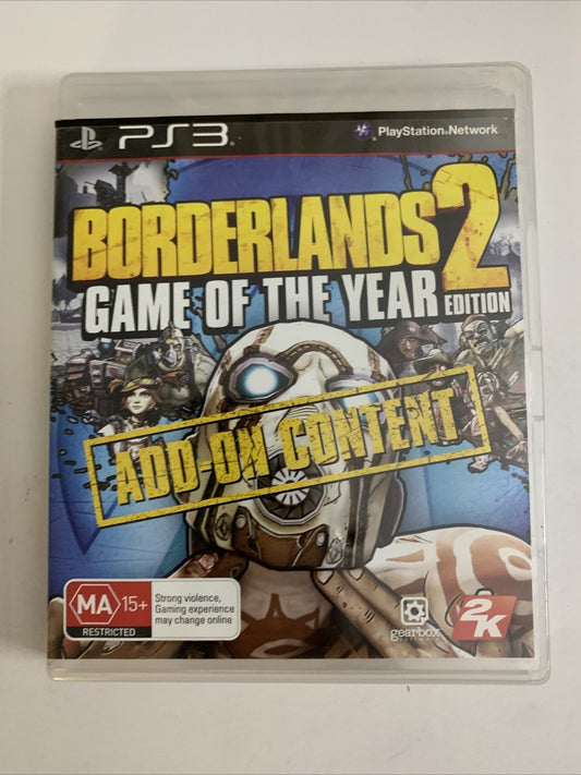 Borderlands 2 Game Of The Year Edition PS3 Sony PlayStation 3 Shooter Game