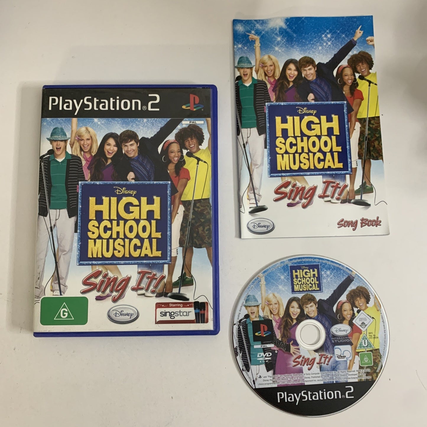 High School Musical: Sing It PS2 PlayStation 2 2007 PAL Game Complete